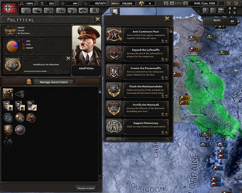 hearts of iron 4 political power