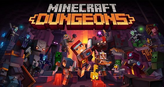 Minecraft dungeons cover