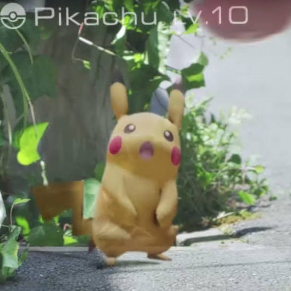 Pokémon Go capturar o Pikachu