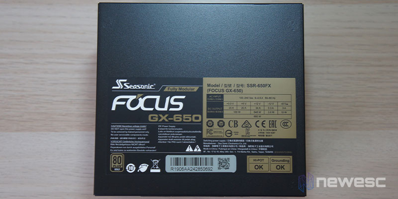 Review Seasonic GX 650 4 1