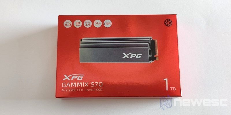 XPG S70 Gammix CaixaFront